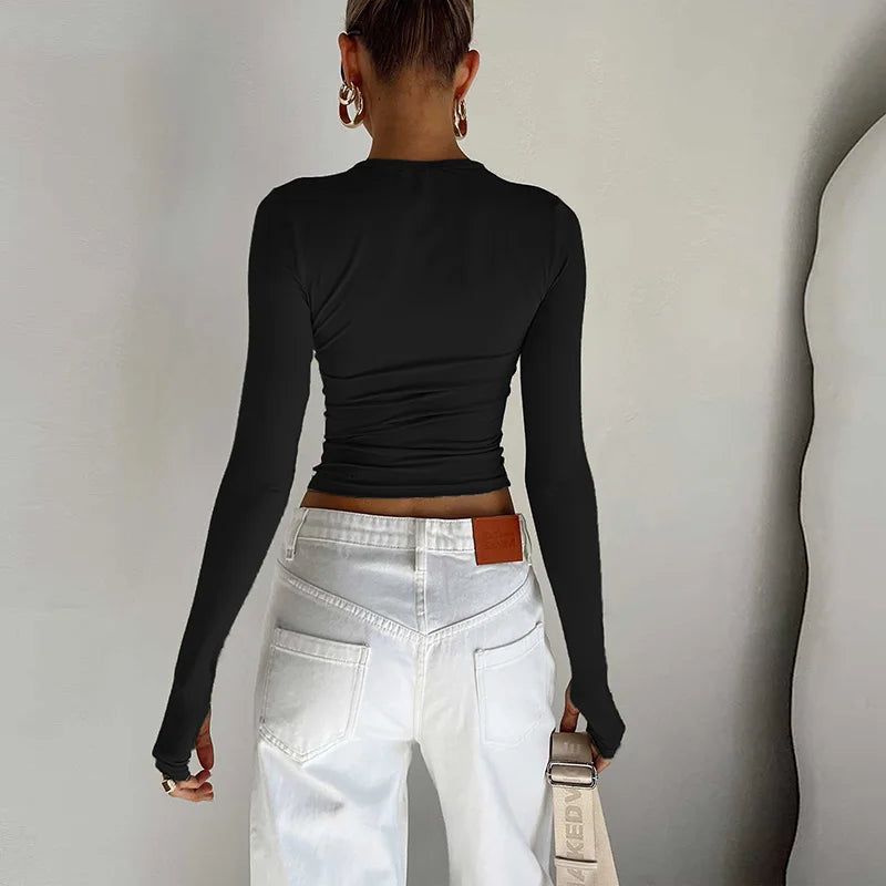 Thumb-Hole Basic Top