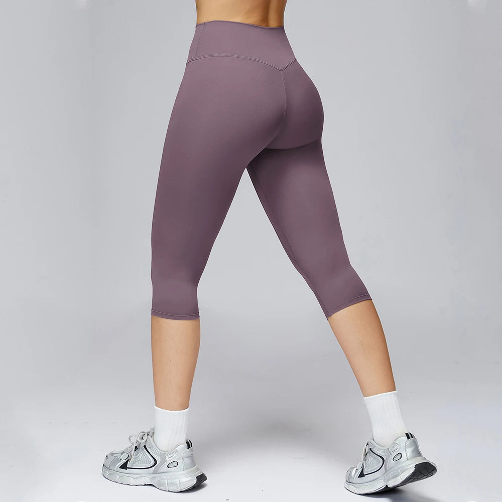 High-Waisted Capri Yoga Leggings