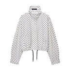 Long Sleeved Zip-Up Cropped Trench