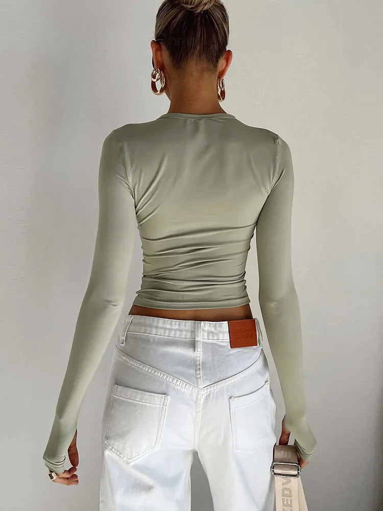 Thumb-Hole Basic Top