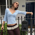 Deep V-Neck Top