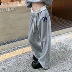 High Waisted Wide Leg Joggers