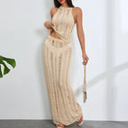Sleeveless 2 Piece Bikini Cover Up