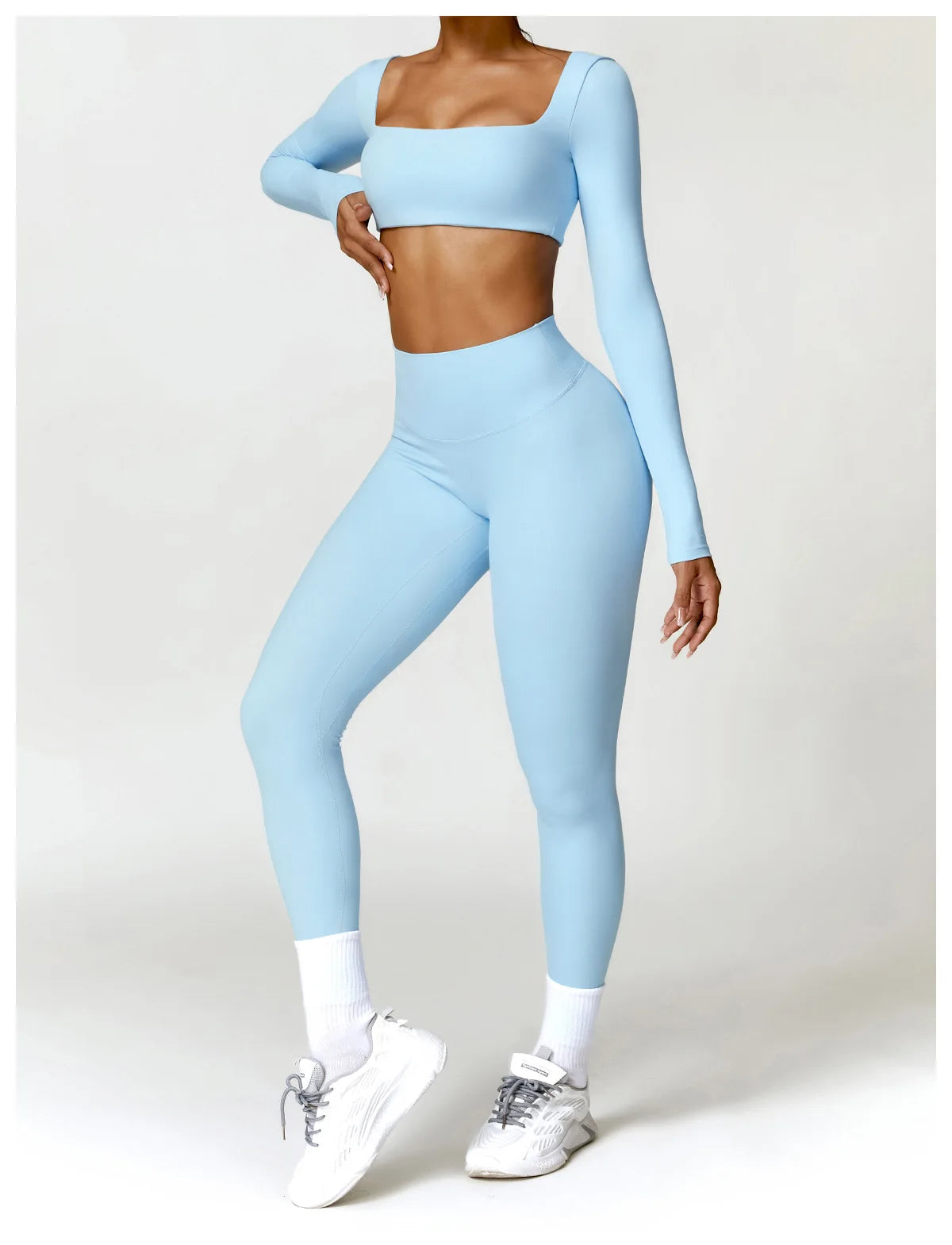 Summer High-Waist Gym Leggings