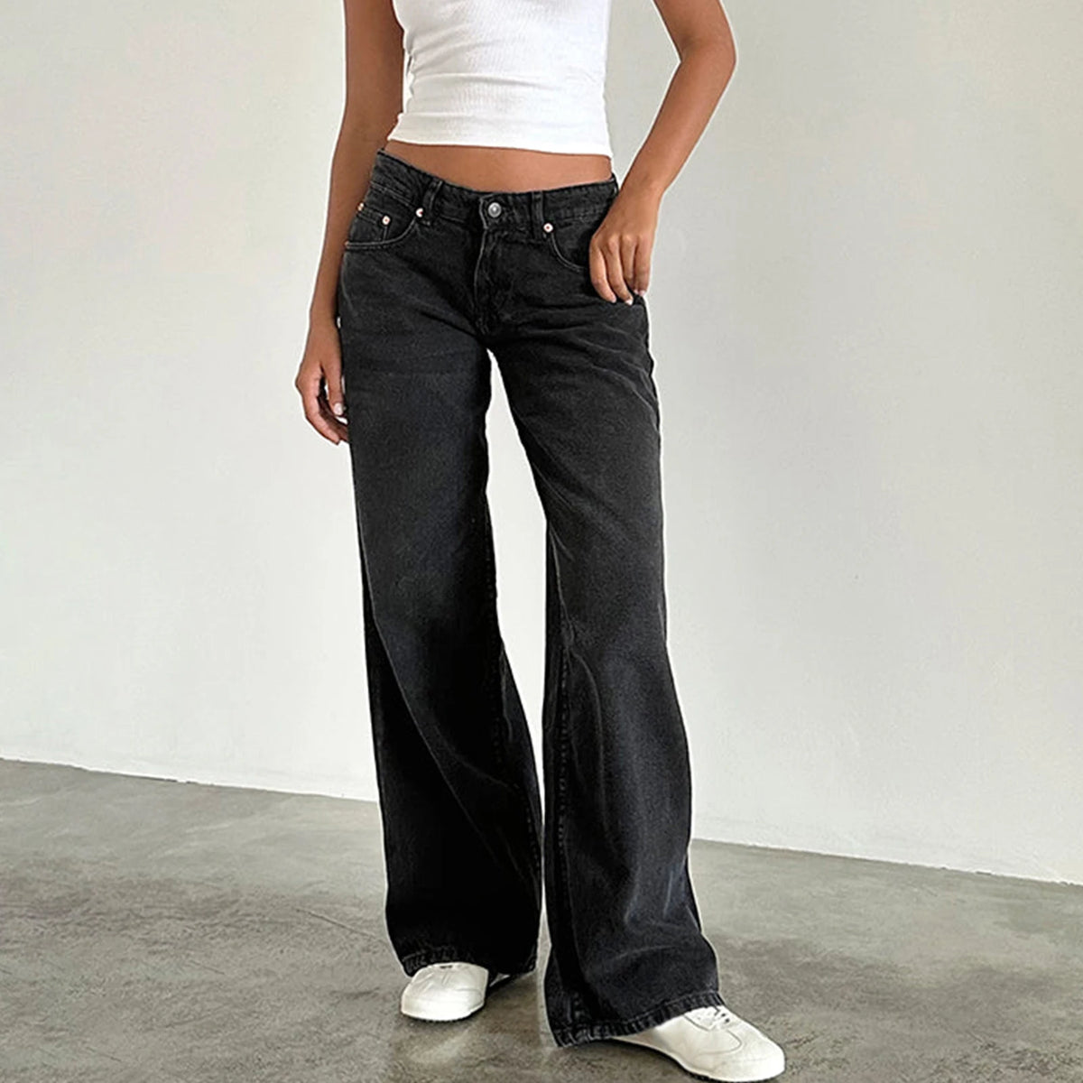 Signature Denim Baggy Jeans