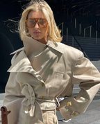 Double-Breasted Trench-Jacket