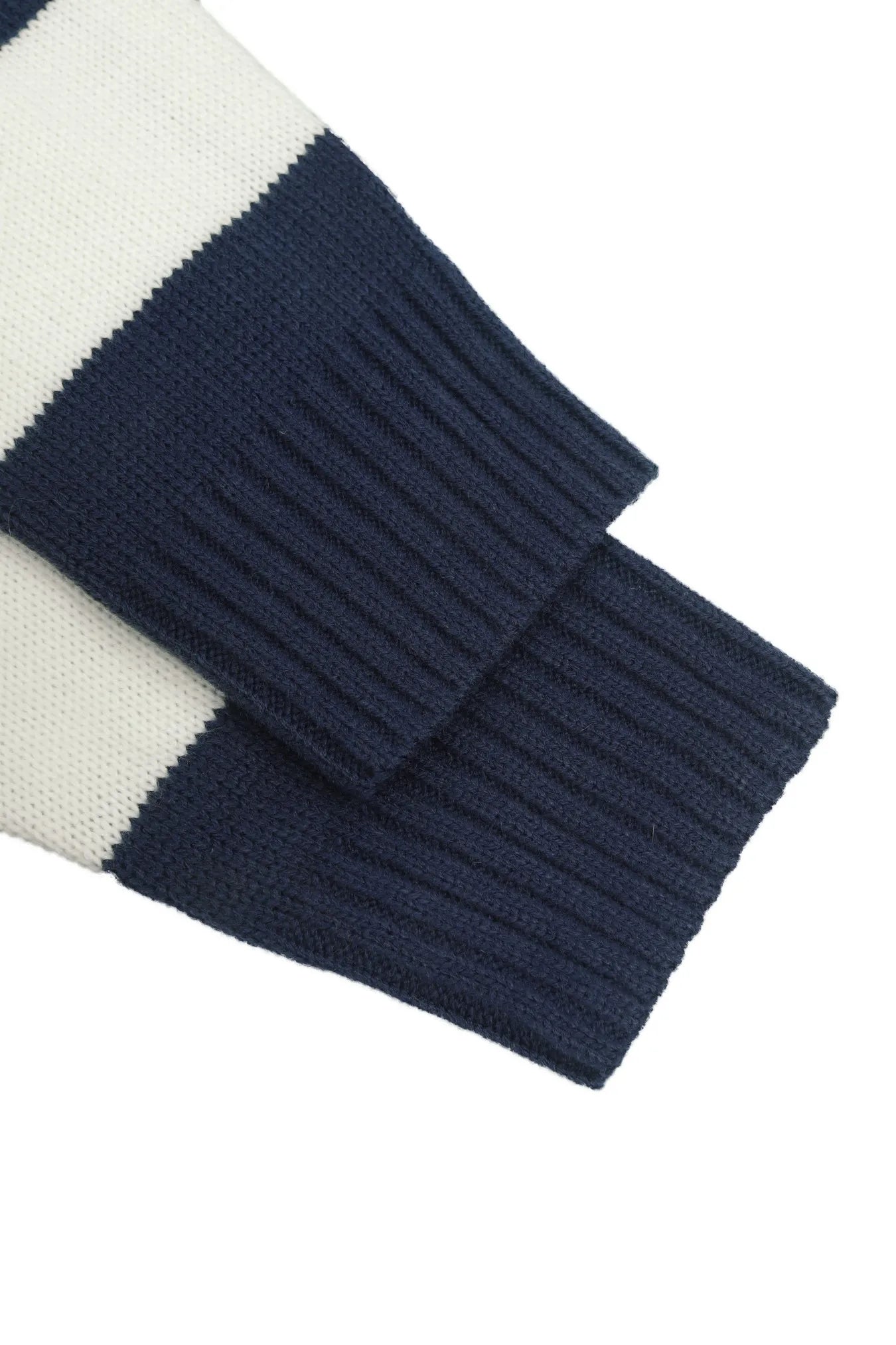 Loose Fit Striped Knitted Jumper