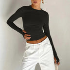 Thumb-Hole Basic Top