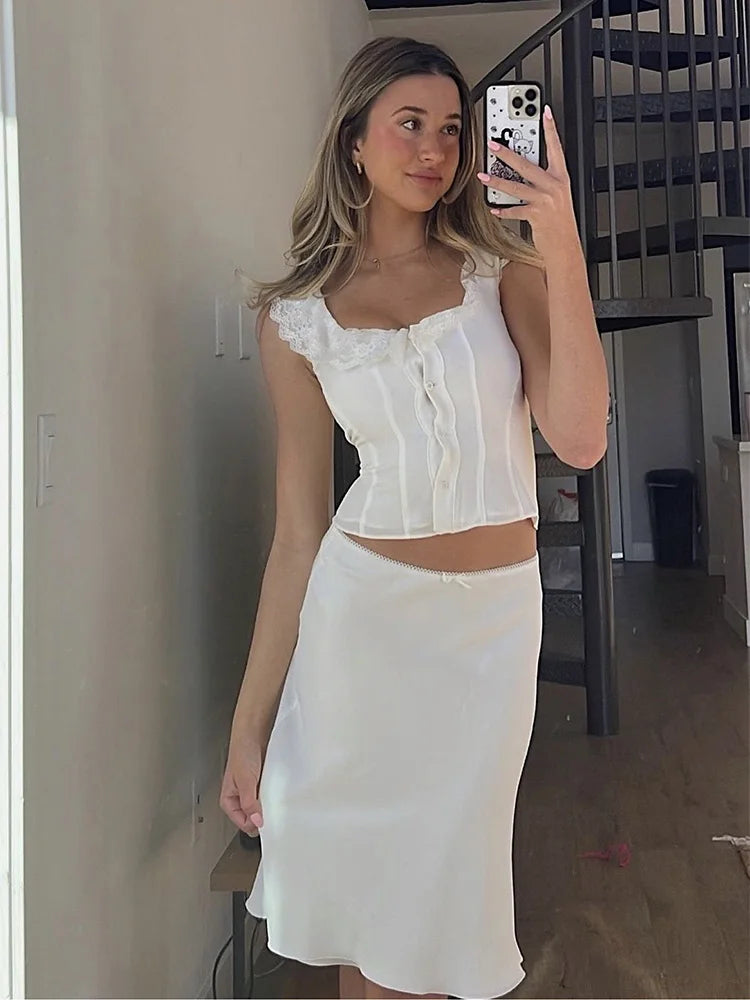 Foridol White Lace Co-Ord