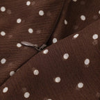 Elegant Polka-Dot Mini Beach Dress
