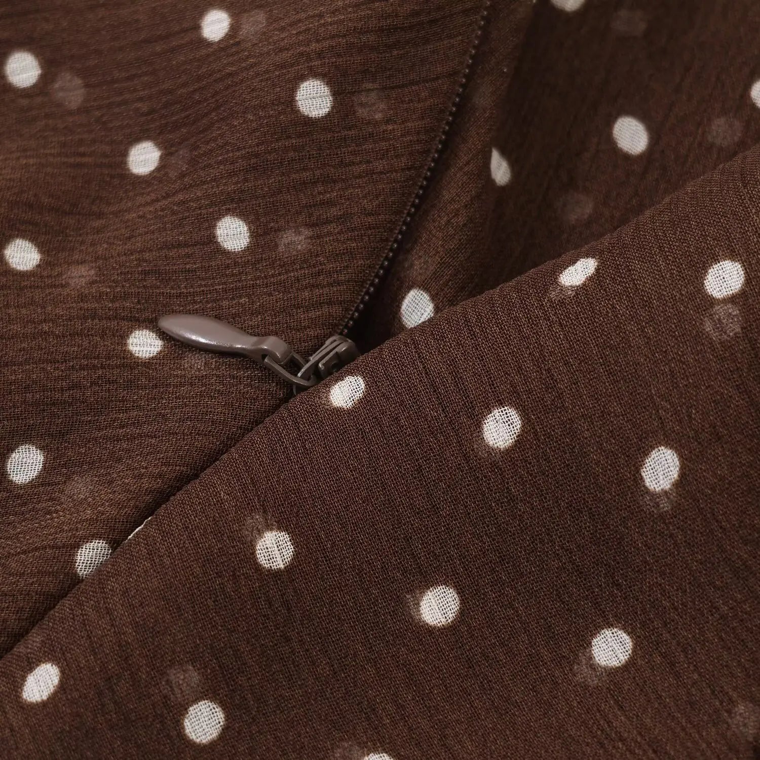 Elegant Polka-Dot Mini Beach Dress