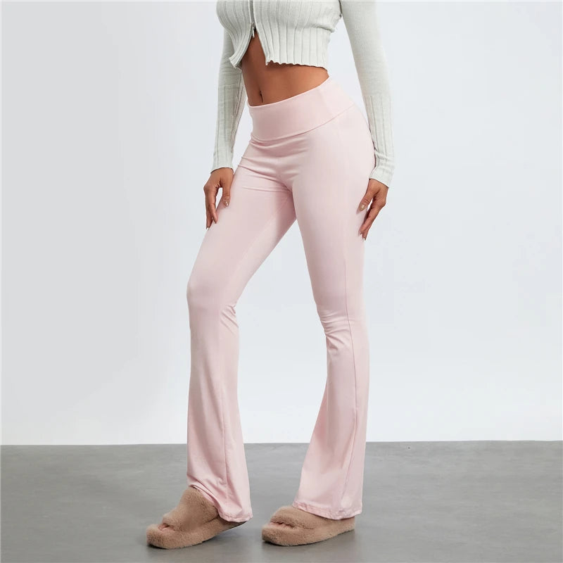 Low-Rise Flared Legging