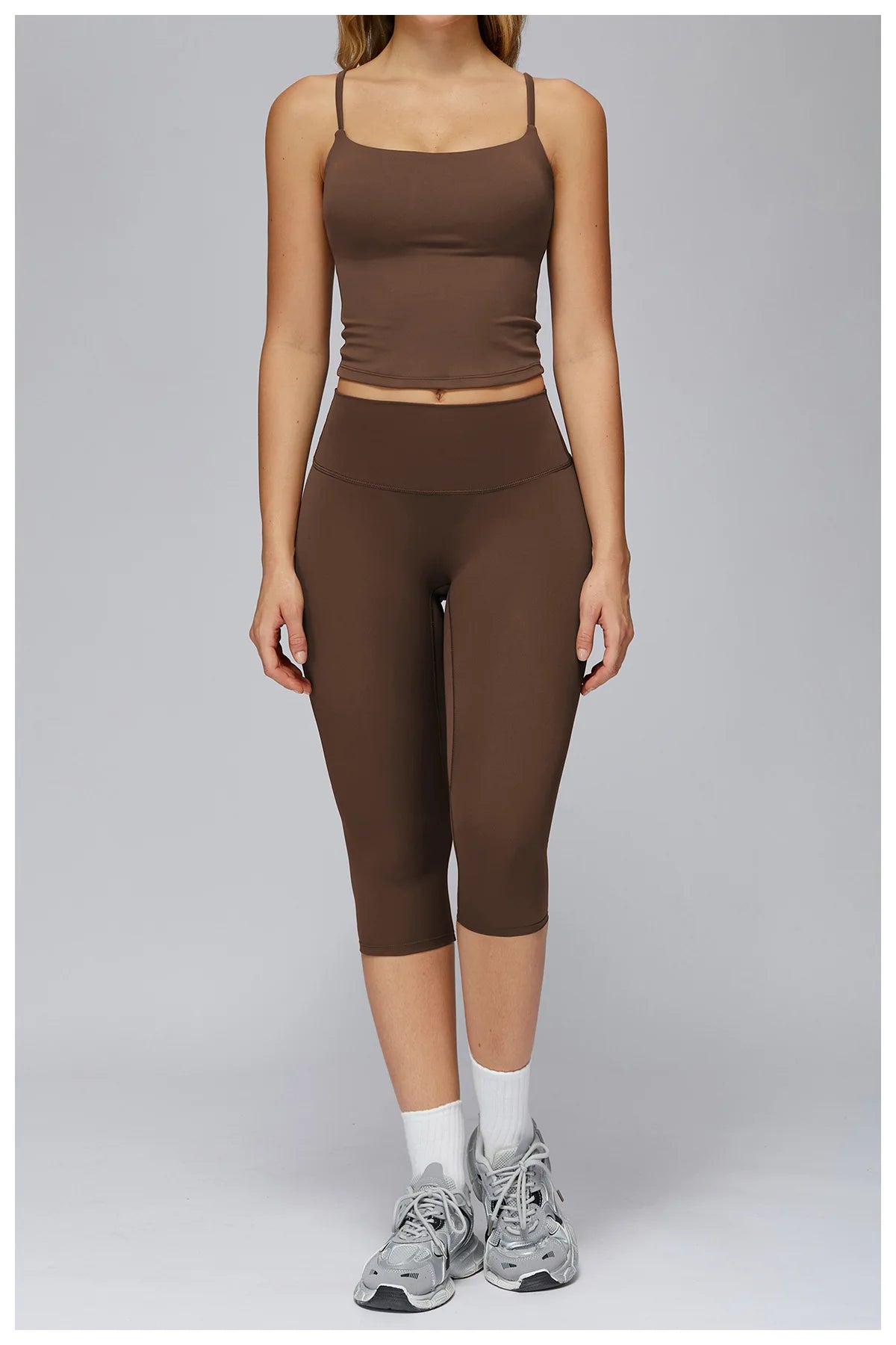 High-Waisted Capri Yoga Leggings