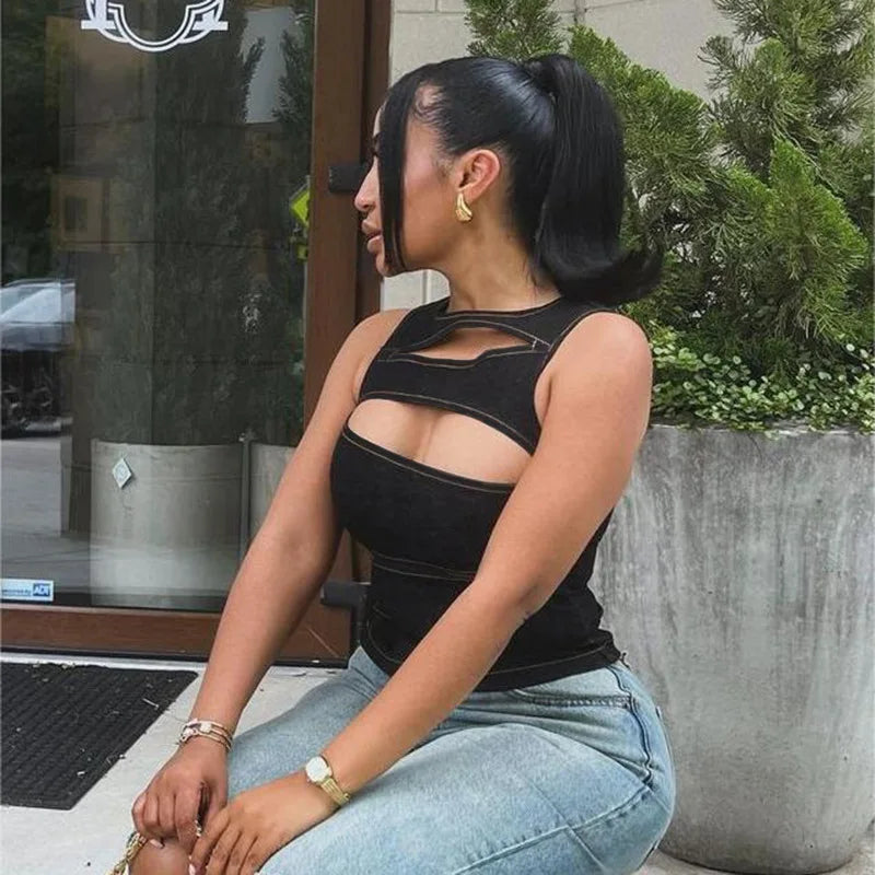 Hollow Slim Vest Top