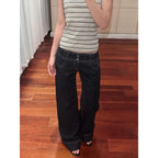 Low Waist Wide Leg Jeans