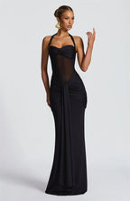 Halter Backless Maxi Dress