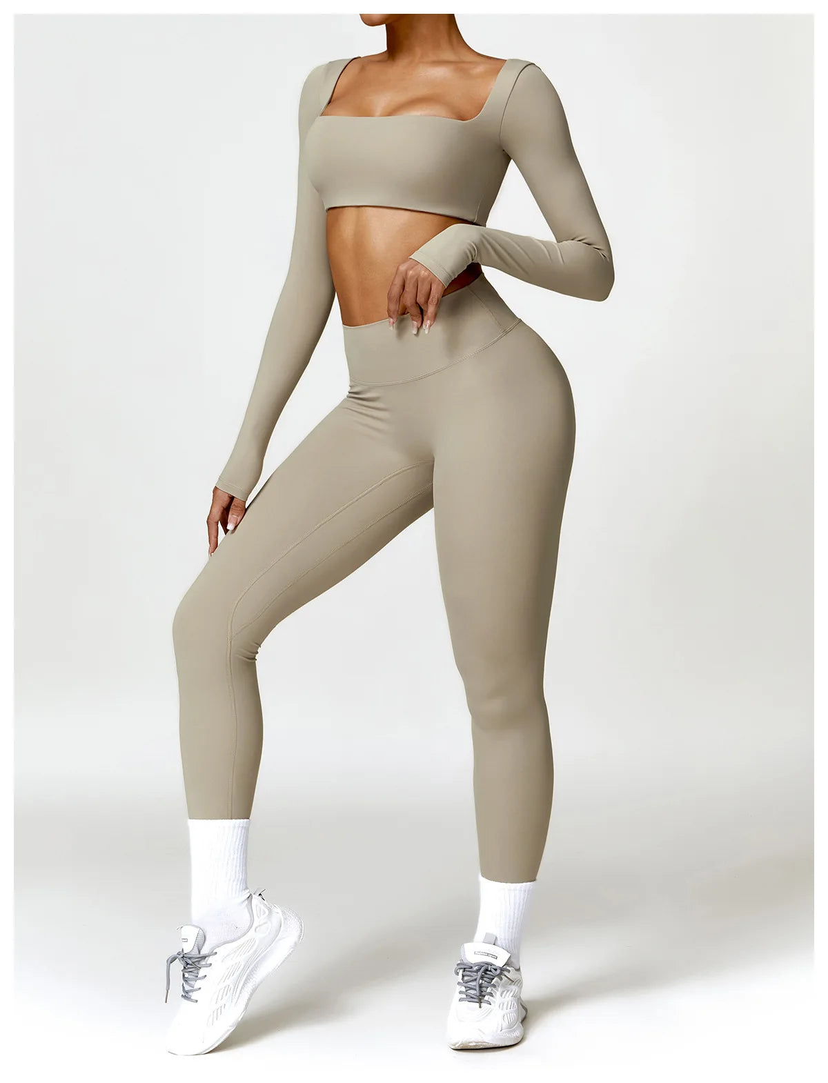 Summer High-Waist Gym Leggings