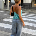 Pleated Halter Crop Top