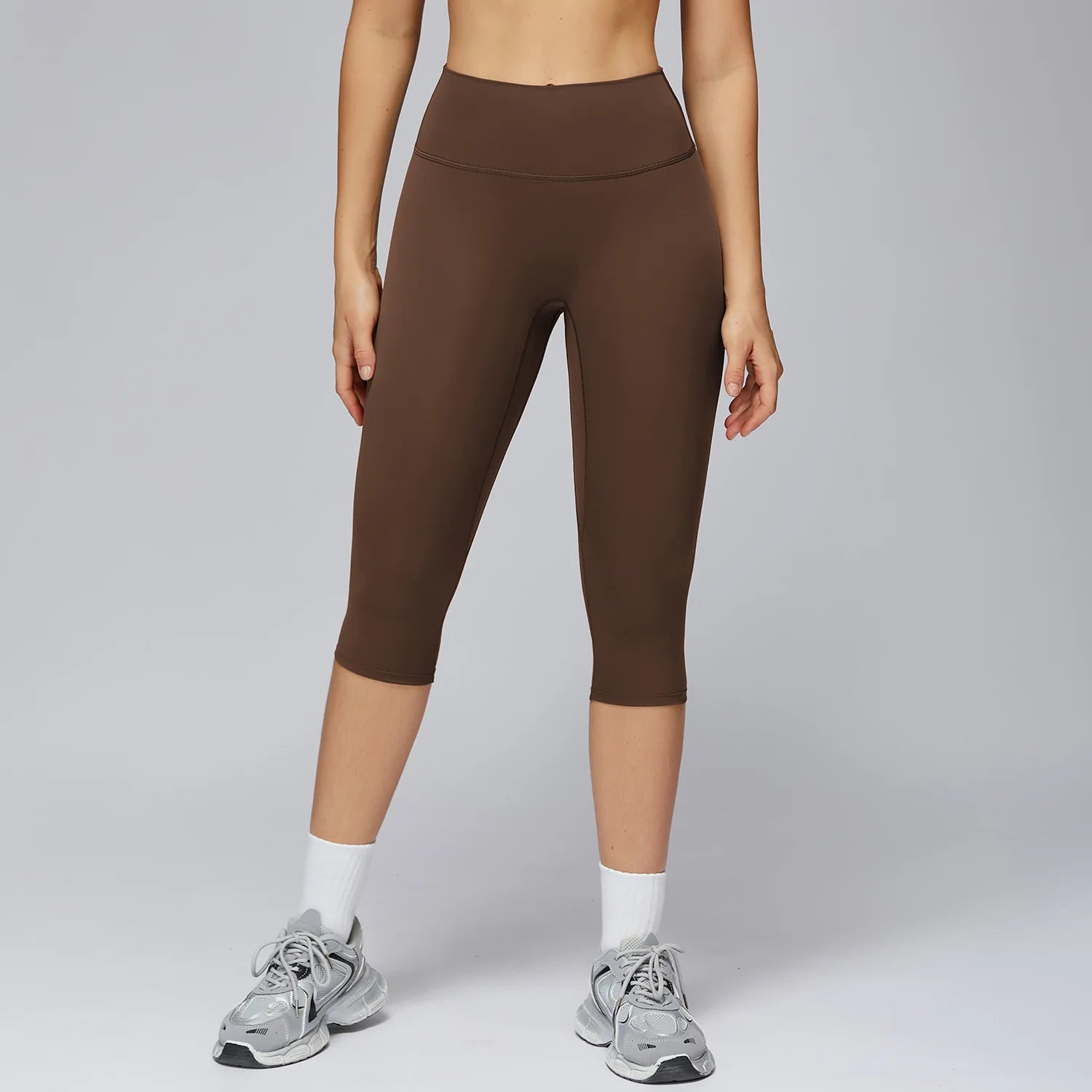 High-Waisted Capri Yoga Leggings