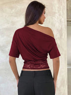 Lace Patchwork T-Shirt