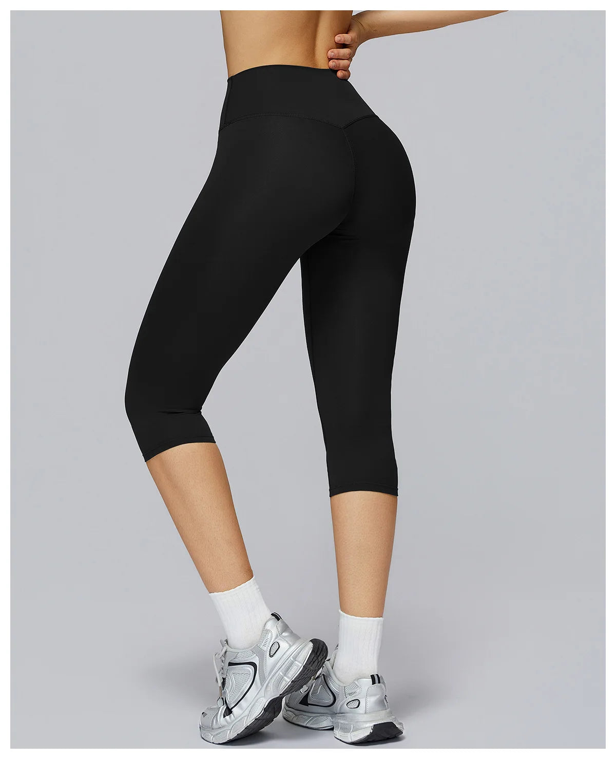 High-Waisted Capri Yoga Leggings