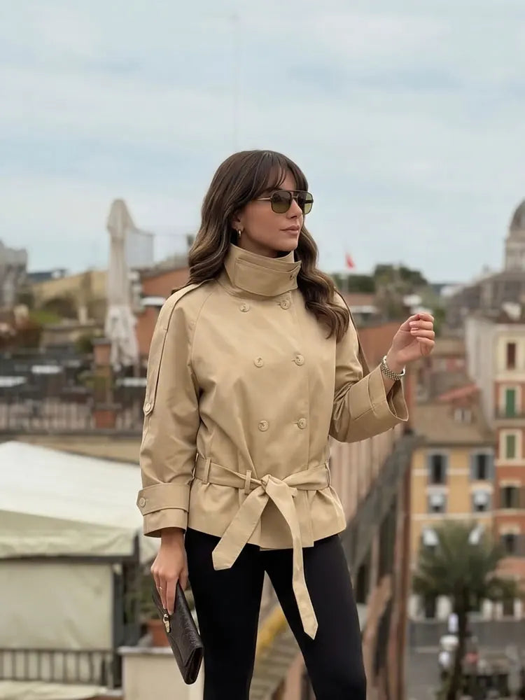 Double-Breasted Trench Coat