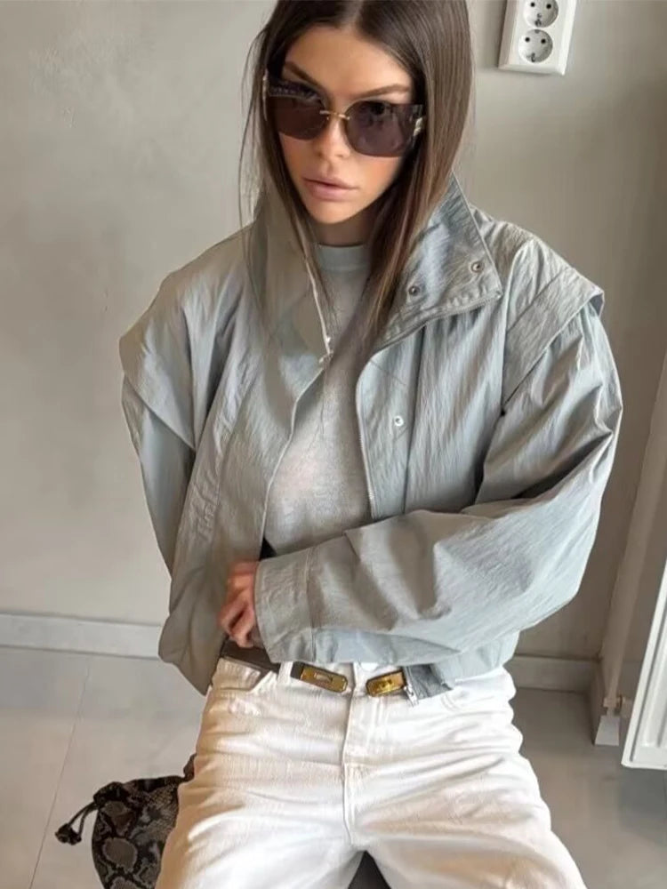 Stand-Collar Short Trench