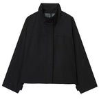Cropped Hybrid Windbreaker Jacket