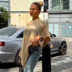 Finely Knitted Long-Sleeved Top