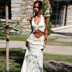 Frill Halter & Twist Top Co-Ord