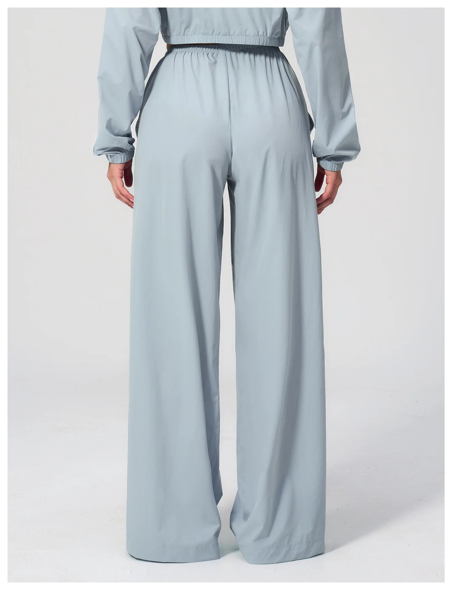 High-Waisted Wide-Leg Gym Leggings