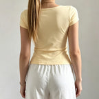 Two-Piece O-Neck T-Shirt