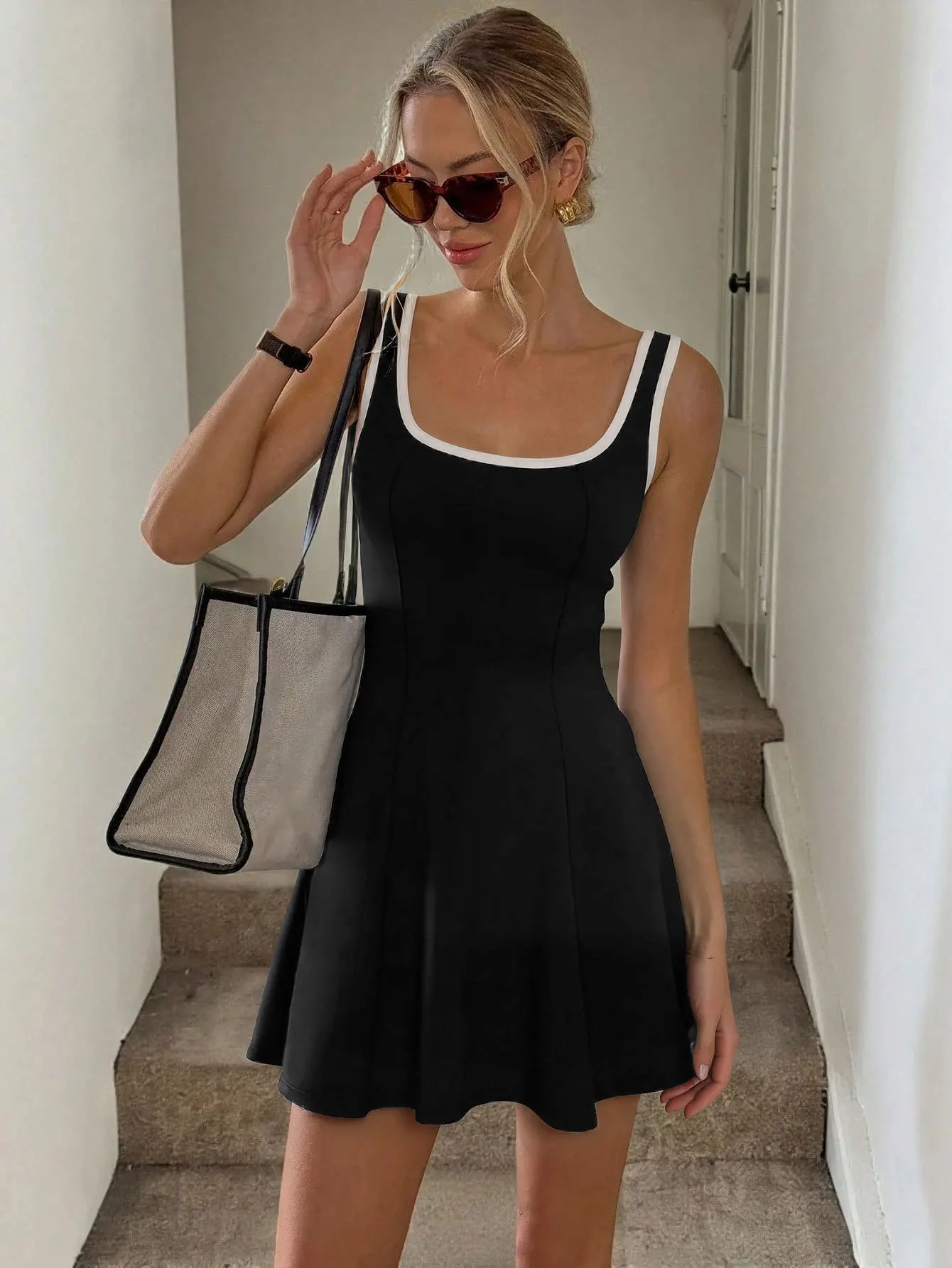 Sporty Sleeveless Mini Dress