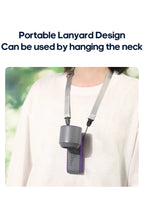 Portable High Speed Cooling Handheld Fan 3600mAh Rechargeable 100 Speed Adjustable Mini Foldable Air Cooling Turbo Fan & Lanyard