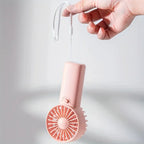 2025 Cute Mini Fan Portable Handheld Fan Lightweight Handy Fan Pocket Size Low Noise Small Electric Fan Student Gift Outdoor Fan