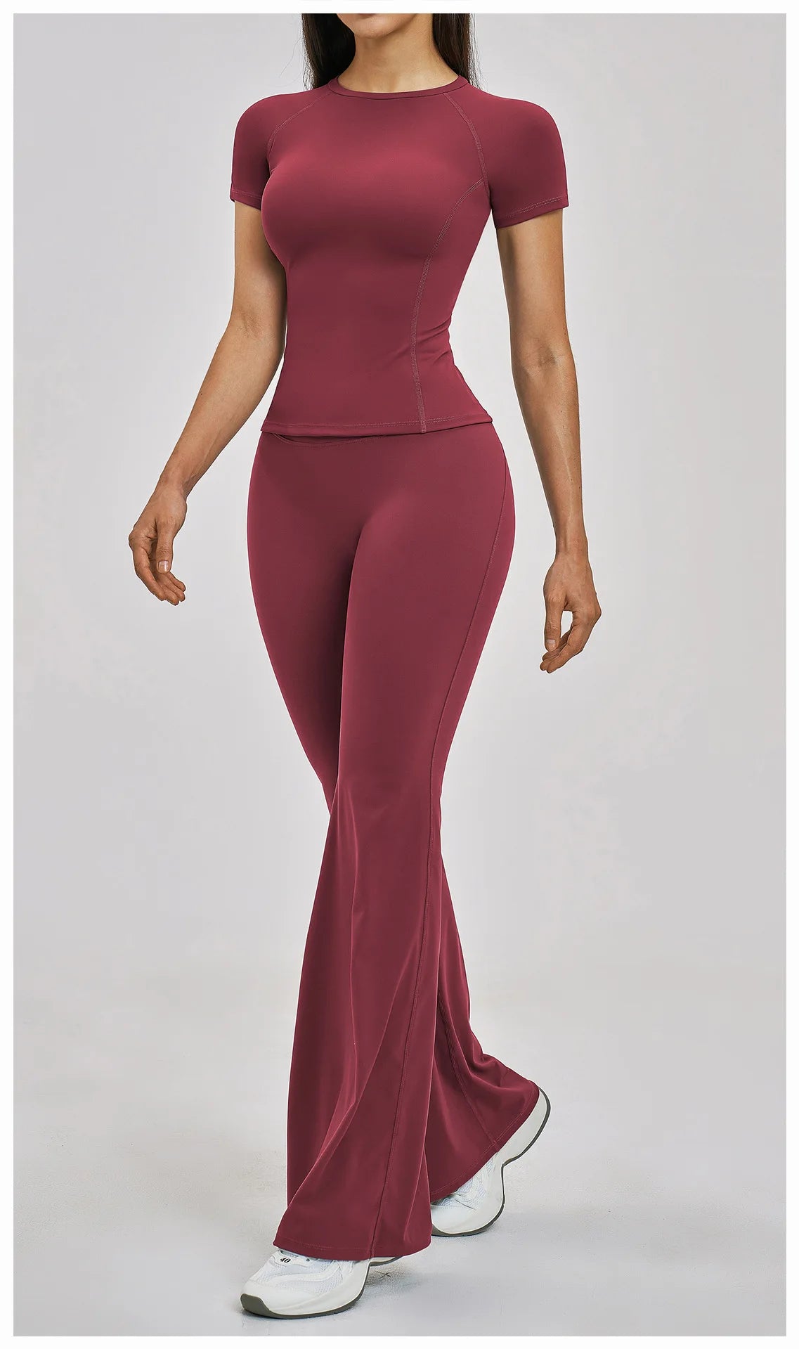 High-Waisted Wide-Leg Yoga Legging