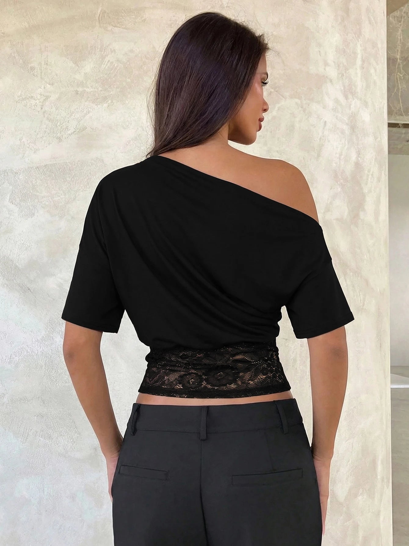 Lace Patchwork T-Shirt