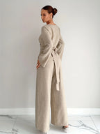 Autumn Waist-Cinching Shirt Co-Ord