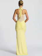 Halter Backless Maxi Dress