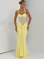 Halter Backless Maxi Dress