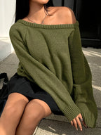 Knitted Round Neck Pullover