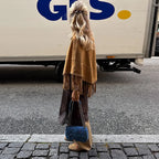 Tassel Suede Cape-Jacket