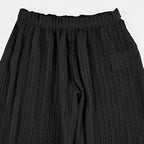 Textured Beach Knitted Trousers