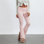 Low-Rise Flared Legging
