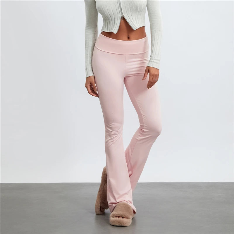 Low-Rise Flared Legging