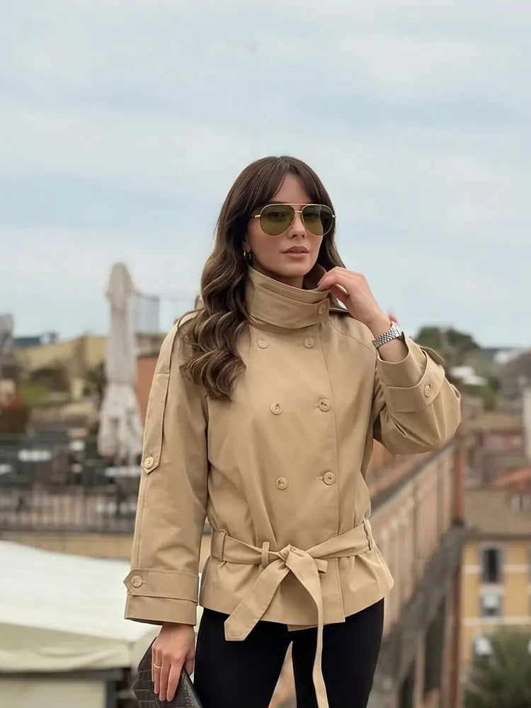Double-Breasted Trench Coat