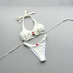 Push-Up 3-Piece Bikini & Cover Up Set