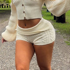Slim Knit Shorts