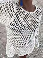 Hollow Out Bikini Cover-Up