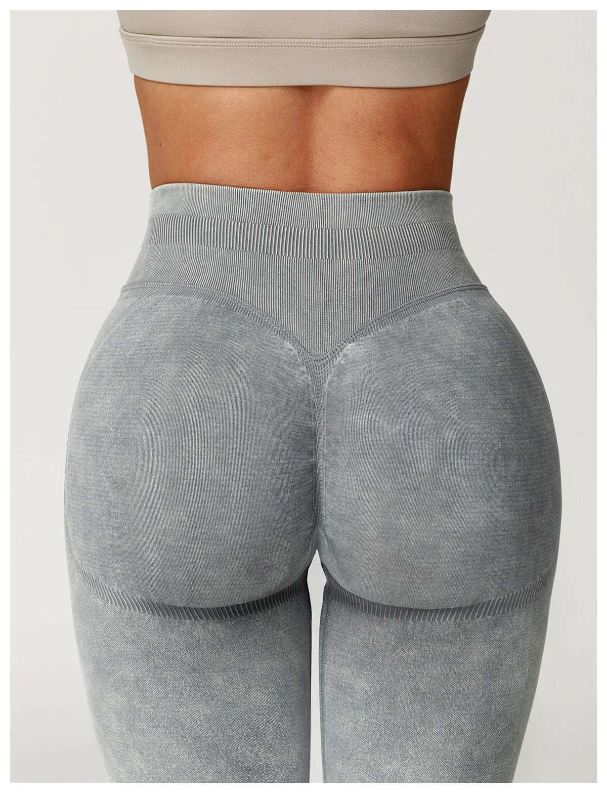 Seamless Ribbed Scrunch Bum Leggings